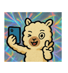 神ワザ連発アルパカ伝説@SFW（個別スタンプ：16）