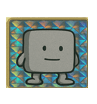 キラキラシール風ぬりかべ守護獣@SFW（個別スタンプ：1）