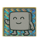 キラキラシール風ぬりかべ守護獣@SFW（個別スタンプ：2）