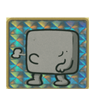 キラキラシール風ぬりかべ守護獣@SFW（個別スタンプ：3）