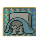 キラキラシール風ぬりかべ守護獣@SFW（個別スタンプ：6）