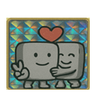 キラキラシール風ぬりかべ守護獣@SFW（個別スタンプ：7）