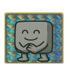 キラキラシール風ぬりかべ守護獣@SFW（個別スタンプ：8）