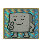 キラキラシール風ぬりかべ守護獣@SFW（個別スタンプ：10）