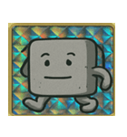 キラキラシール風ぬりかべ守護獣@SFW（個別スタンプ：22）