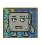 キラキラシール風ぬりかべ守護獣@SFW（個別スタンプ：24）