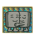 キラキラシール風ぬりかべ守護獣@SFW（個別スタンプ：26）