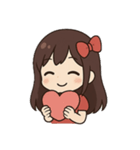 七夕の女の子物語（個別スタンプ：2）