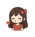 七夕の女の子物語（個別スタンプ：3）