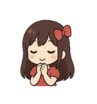 七夕の女の子物語（個別スタンプ：6）