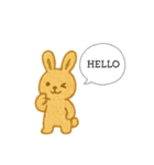 ニコニコハッピーラビット2（個別スタンプ：1）