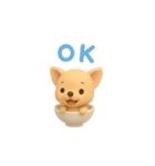 お茶碗犬 おちゃわんわん チワワオンリー（個別スタンプ：28）