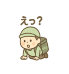 ゆる配達員さん ご連絡スタンプ（個別スタンプ：18）