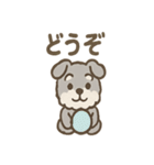ふわもこシュナさん 外遊びのご連絡（個別スタンプ：5）