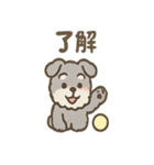 ふわもこシュナさん 外遊びのご連絡（個別スタンプ：11）