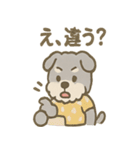 ふわもこシュナさん 外遊びのご連絡（個別スタンプ：35）