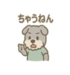 ふわもこシュナさん 外遊びのご連絡（個別スタンプ：39）