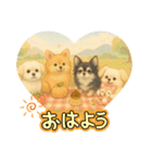 マロンと一緒 いちご、もも、ぷりん（個別スタンプ：7）