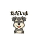 シュナウザーといっしょです（個別スタンプ：15）