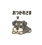 シュナウザーといっしょです（個別スタンプ：18）