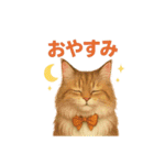 猫いろいろ日常会話14（個別スタンプ：4）