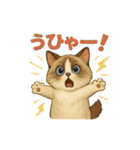 猫いろいろ日常会話14（個別スタンプ：22）