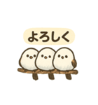 シマエナガの季節の便り（個別スタンプ：22）