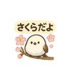 シマエナガの季節の便り（個別スタンプ：34）