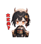 黒き鬼女さん（個別スタンプ：31）
