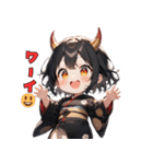 黒き鬼女さん（個別スタンプ：33）