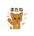 猫いろいろ日常会話12（個別スタンプ：11）