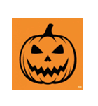 ハロウィン、ようこそリース（個別スタンプ：2）
