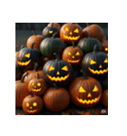 ハロウィン、ようこそリース（個別スタンプ：3）