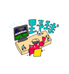野球好きなかにさんの育児スタンプ（個別スタンプ：9）