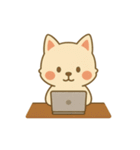 白柴の日常生活スタンプ（個別スタンプ：25）
