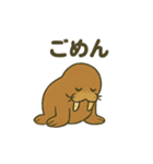 ゆるかわセイウチ日常スタンプ（個別スタンプ：34）