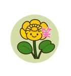 水面に咲くコウホネくん（個別スタンプ：7）