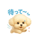 ふわふわトイプードルのスタンプ3（個別スタンプ：34）