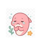 ピンクいるかちゃん（個別スタンプ：4）
