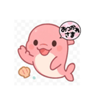ピンクいるかちゃん（個別スタンプ：5）