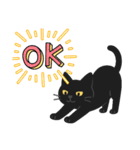 黒猫まる（個別スタンプ：7）