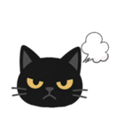 黒猫まる（個別スタンプ：9）