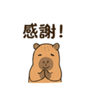 カピバラののんびりスタンプ（個別スタンプ：17）