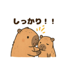 カピバラののんびりスタンプ（個別スタンプ：19）