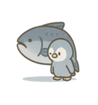 ペンギンさん巨大魚ほうこくセット（個別スタンプ：23）
