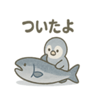 ペンギンさん巨大魚ほうこくセット（個別スタンプ：31）