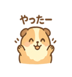モルモットさんのくるくる大好き（個別スタンプ：14）