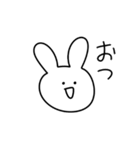 5秒で描いたうさぎ（個別スタンプ：3）