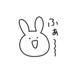 5秒で描いたうさぎ（個別スタンプ：25）