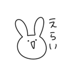 5秒で描いたうさぎ（個別スタンプ：39）